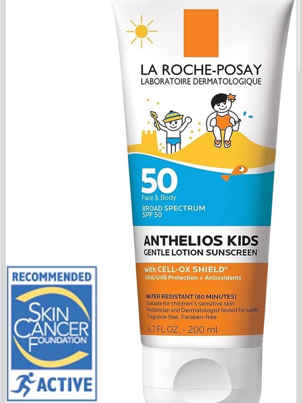 Anthelios Kids SPF 50 Gentle Lotion Sunscreen - 6.7 FL.OZ/ 200ML (2 pack)